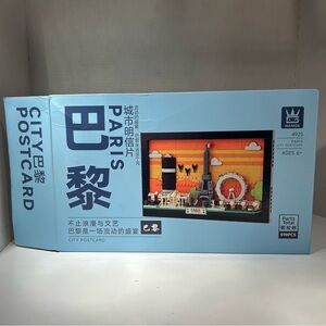 Wange Building Blocks 4925 Paris City Postcard 598 Pcs Ages 6+ NEW Sealed